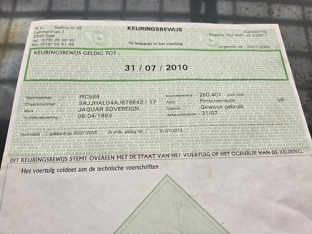 Jaguar sovereign, 1993 - afbeelding 14 van  14