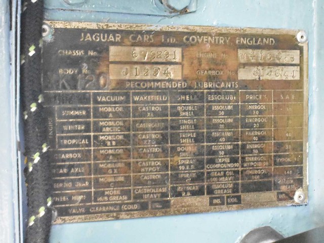 Jaguar xk-120 - afbeelding 2 van  73