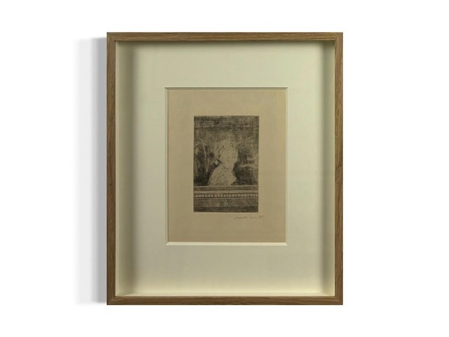 James ensor - buste - gesigneerd - afbeelding 1 van  1