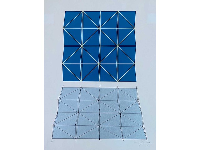 Jan beekman (1929) - kleurenzeefdruk - afbeelding 2 van  6