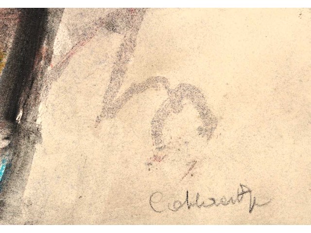 Jan cobbaert - avond - gouache - afbeelding 3 van  6