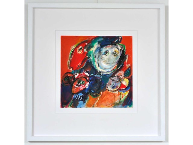 Jan cobbaert - circus - gouache - afbeelding 1 van  7