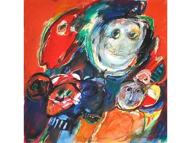 Jan cobbaert - circus - gouache - afbeelding 2 van  7