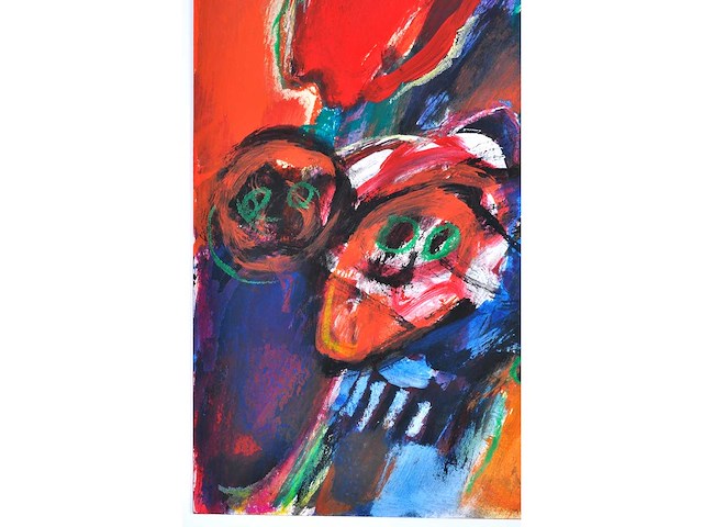 Jan cobbaert - circus - gouache - afbeelding 4 van  7