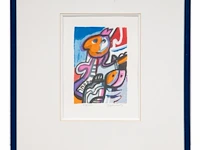 Jan cobbaert (1909-1995), 'grote en kleine broeder', lithograph, n° 75/150 20 x 14 cm. (7.87 x 5.50 in.), frame: 58 x 47 cm. (22.82 x 18 1/2 in.) - afbeelding 2 van  5