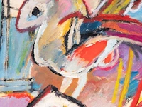 Jan cobbaert (1909-1995), 'speelbeertje', oil on panel 57 x 38.5 cm. (22.44 x 15.16 in.) - afbeelding 6 van  8