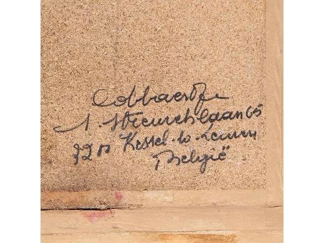 Jan cobbaert (1909-1995), 'speelbeertje', oil on panel 57 x 38.5 cm. (22.44 x 15.16 in.) - afbeelding 7 van  8