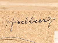 Jan cobbaert (1909-1995), 'speelbeertje', oil on panel 57 x 38.5 cm. (22.44 x 15.16 in.) - afbeelding 8 van  8
