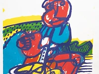 Jan cobbaert (1909-1995), untitled, lithograph, n° 49/95 64.5 x 54 cm. (25.39 x 21.26 in.)