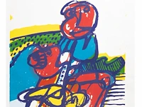 Jan cobbaert (1909-1995), untitled, lithograph, n° 49/95 64.5 x 54 cm. (25.39 x 21.26 in.) - afbeelding 2 van  6