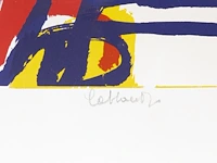 Jan cobbaert (1909-1995), untitled, lithograph, n° 49/95 64.5 x 54 cm. (25.39 x 21.26 in.) - afbeelding 5 van  6