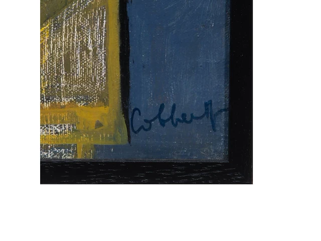 Jan cobbaert (1909-1995), 'wandeling' (1969), oil on canvas (+) 50 x 40 cm. (19.67 x 15 3/4 in.), frame: 52 x 42 cm. (20.46 x 16.53 in.) - afbeelding 4 van  6