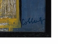 Jan cobbaert (1909-1995), 'wandeling' (1969), oil on canvas (+) 50 x 40 cm. (19.67 x 15 3/4 in.), frame: 52 x 42 cm. (20.46 x 16.53 in.) - afbeelding 4 van  6