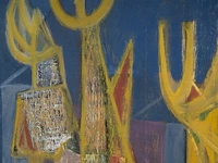 Jan cobbaert (1909-1995), 'wandeling' (1969), oil on canvas (+) 50 x 40 cm. (19.67 x 15 3/4 in.), frame: 52 x 42 cm. (20.46 x 16.53 in.) - afbeelding 5 van  6