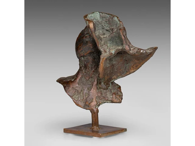 Jan desmarets (1961), kissing couple, patinated bronze, n° 21/21 25 cm. (9.83 in.) - afbeelding 2 van  7
