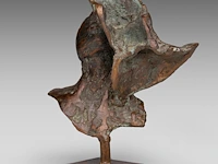 Jan desmarets (1961), kissing couple, patinated bronze, n° 21/21 25 cm. (9.83 in.) - afbeelding 2 van  7