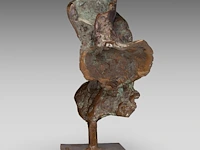 Jan desmarets (1961), kissing couple, patinated bronze, n° 21/21 25 cm. (9.83 in.) - afbeelding 3 van  7