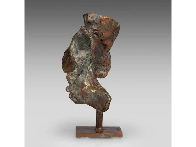 Jan desmarets (1961), kissing couple, patinated bronze, n° 21/21 25 cm. (9.83 in.) - afbeelding 5 van  7