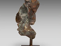 Jan desmarets (1961), kissing couple, patinated bronze, n° 21/21 25 cm. (9.83 in.) - afbeelding 5 van  7