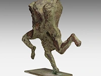 Jan desmarets (1961), 'la course' (1996), patinated bronze, n° 552/1350 14 cm. (5.50 in.) - afbeelding 6 van  8