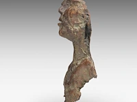 Jan desmarets (1961), two heads, artist proof, n° iv/iv 35.5 cm. (13.98 in.) - afbeelding 3 van  9
