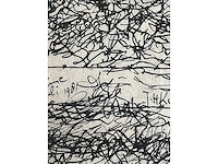 Jan hendrik koning - tree faces - originele tekening - afbeelding 1 van  1