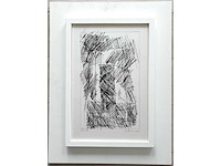 Jan schoonhoven - t87-32 - oost-indische inkt op papier - afbeelding 2 van  5