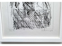 Jan schoonhoven - t87-32 - oost-indische inkt op papier - afbeelding 3 van  5