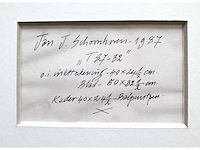 Jan schoonhoven - t87-32 - oost-indische inkt op papier - afbeelding 5 van  5