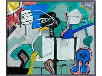 Jan van der ster - olie op doek - 50x60 cm - 1986 - afbeelding 1 van  4