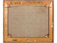 Jan van der ster - olie op doek - 50x60 cm - 1986 - afbeelding 4 van  4