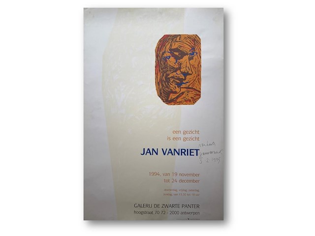 Jan van riet - gesigneerd - afbeelding 1 van  1