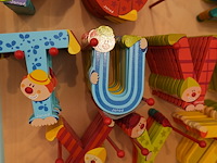 Janod clown letterset met display | 197 stuks - afbeelding 2 van  2