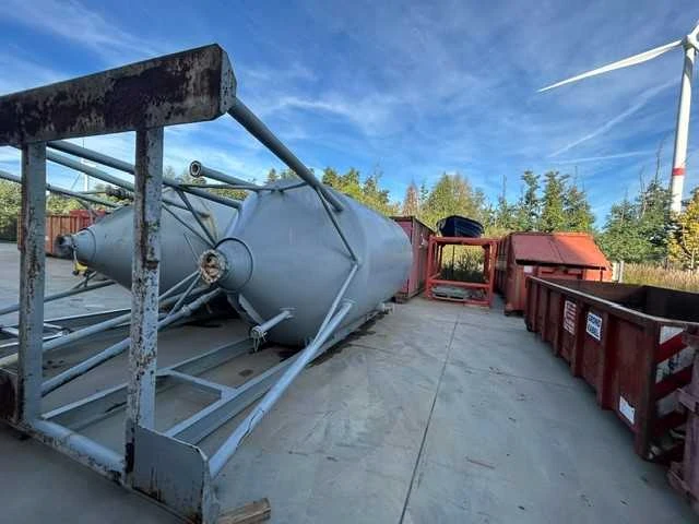 Jans - cementsilo/ kalksilo/ mortelsilo- cement & concrete - afbeelding 2 van  9