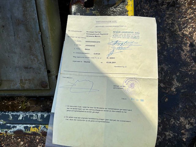 Janssens - 2002 - bk6a - semi-remorque - afbeelding 5 van  15