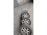 Jante en aluminium avec pneu (4x) - afbeelding 4 van  5