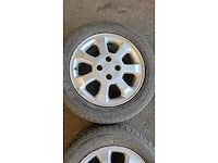 Jante en aluminium avec pneu (4x) - afbeelding 4 van  9