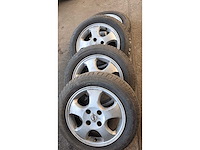 Jante en aluminium avec pneu (4x) - afbeelding 4 van  9