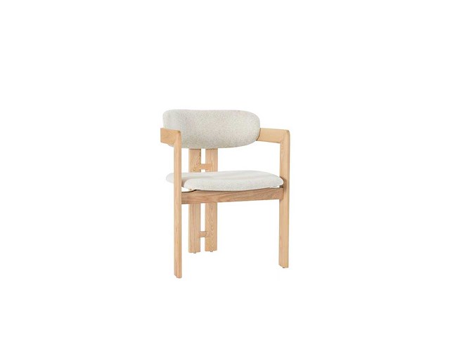 Japandi eetkamerstoel naturel (6x) - afbeelding 1 van  5