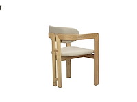 Japandi eetkamerstoel naturel (6x) - afbeelding 3 van  5