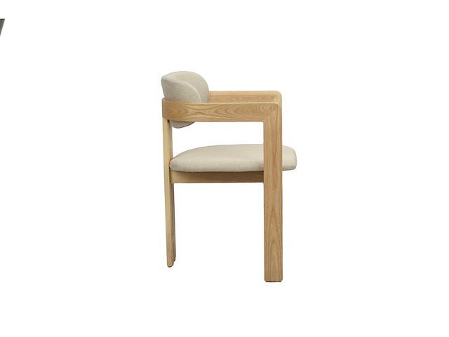 Japandi eetkamerstoel naturel (6x) - afbeelding 4 van  5