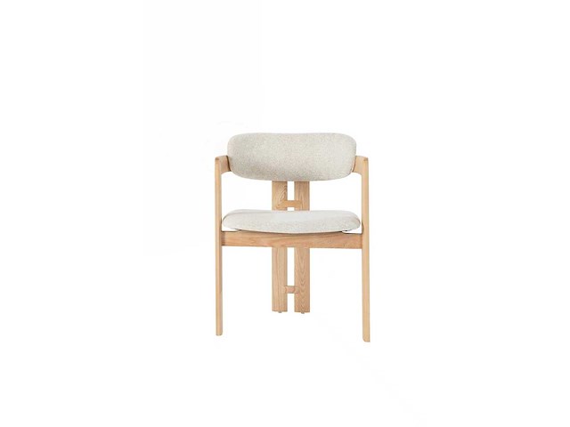 Japandi eetkamerstoel naturel (6x) - afbeelding 1 van  6