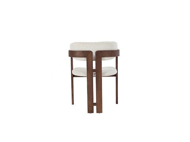 Japandi eetkamerstoel walnut (6x) - afbeelding 4 van  6