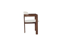 Japandi eetkamerstoel walnut (6x) - afbeelding 2 van  6
