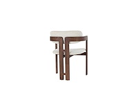 Japandi eetkamerstoel walnut (6x) - afbeelding 3 van  6