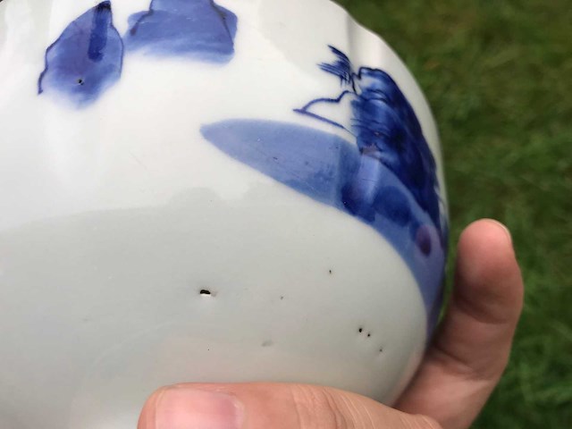 Japanese porcelain arita stemcup - afbeelding 4 van  24