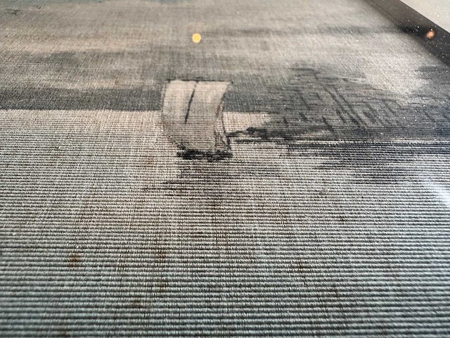 Japanese yuzen birodo velvet painting - afbeelding 18 van  33