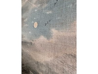 Japanese yuzen birodo velvet painting - afbeelding 13 van  27