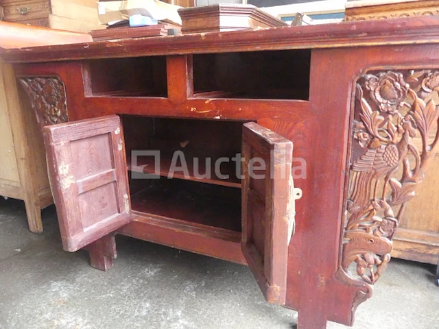 Japans gesneden houten dressoir (010871-037) - afbeelding 3 van  3