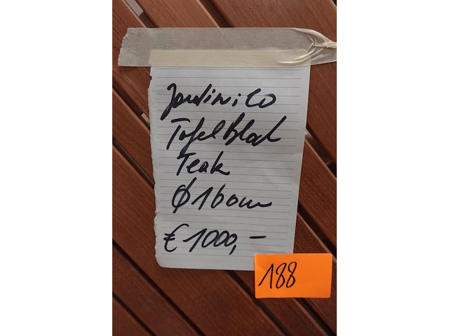 Jardinico tafelblad teak - afbeelding 4 van  4